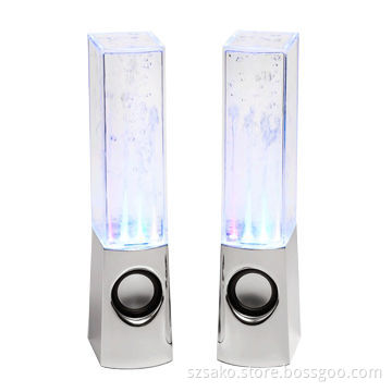 2014 New Dancing Water Colorful MP3 Audio Player Portable Bluetooth Speaker